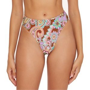 Becca Groovy French Reversible Bikini Bottom Nwot